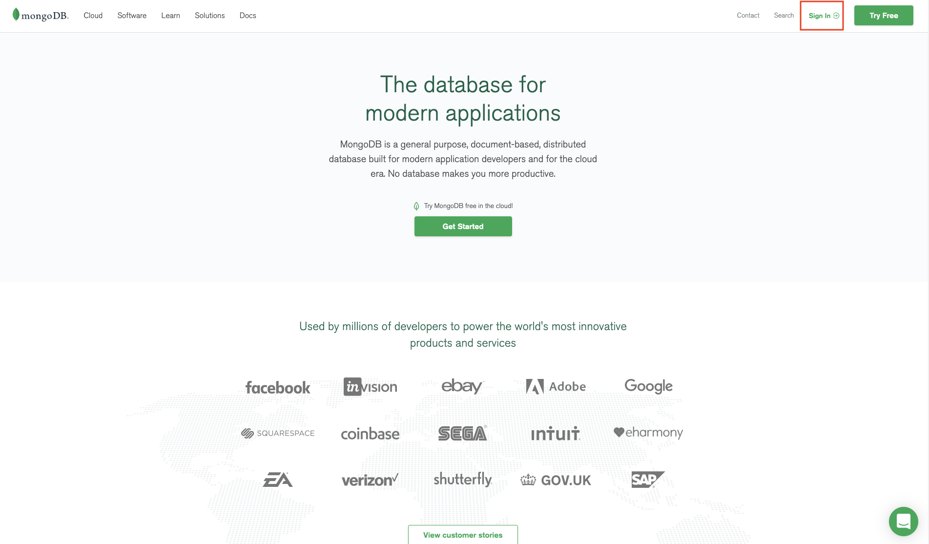 MongoDB注册页面
